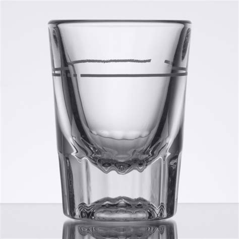 libbey 5126 s0711 2 oz fluted shot glass with 875 oz pour line 12 case