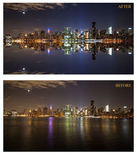 Tutorial How To Create A Cityscape Reflection In Photoshop