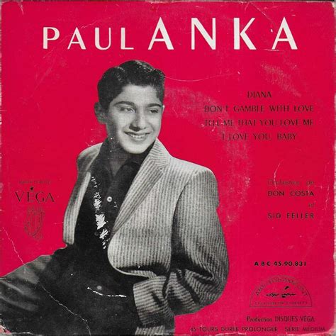 Music video by paul anka performing diana (live). Diana - Paul Anka - ( 7'' (EP) ) - 売り手： alainl16 - Id ...