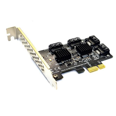 Iocrest m.2 to 5 ports sata with jmb585 (buy this card) full: PCIE to SATA Card PCI E Adapter PCI Express to SATA3.0 Converter 4 Port SATA III 6G Expansion ...