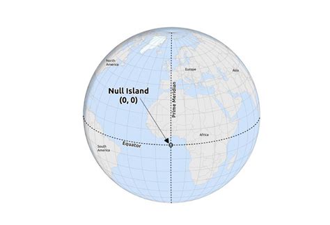 Map Of The Week Null Island Where The Prime Meridian And Equator Meet