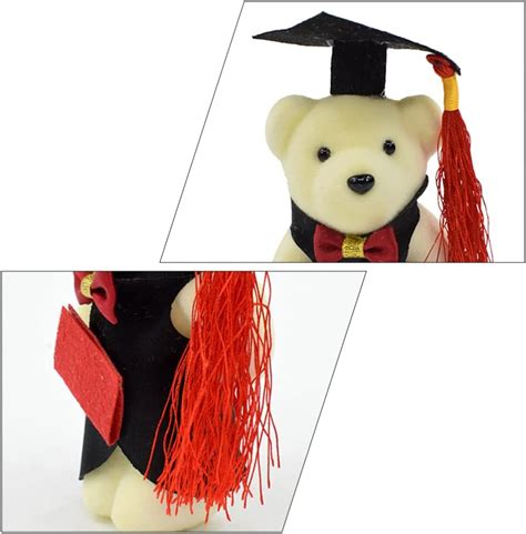 Jojofuny Piezas De Oso De Graduaci N Oso De Graduaci N Mini Osos De Peluche De