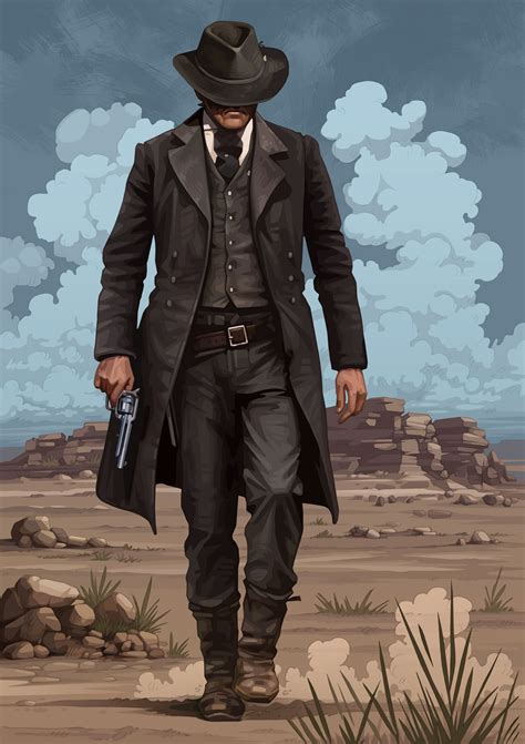 Gunslinger By Brian Taylor Red Dead Redemption Artwork Red Redemption Character Inspiration