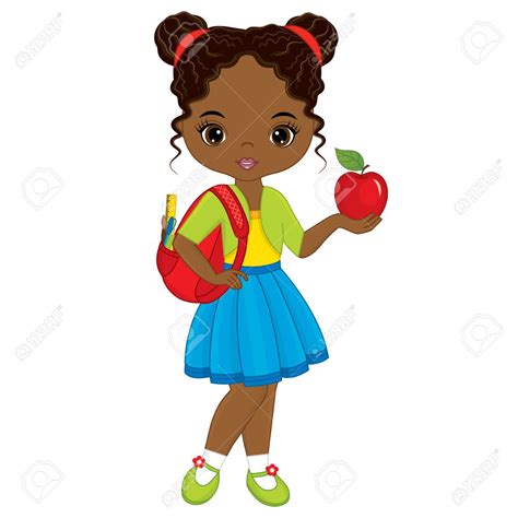 African American Kids Clip Art In 2020 Kids Clipart Clip Art Images