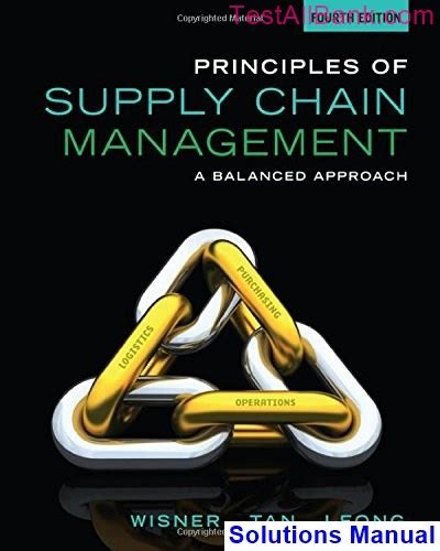 Principles Of Supply Chain Management A Balanced Approach 4th Edition