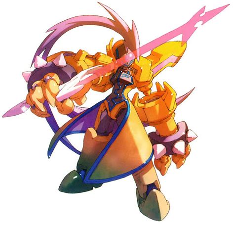 Golden Omega Characters And Art Mega Man Zero 3 Mega Man Art Mega