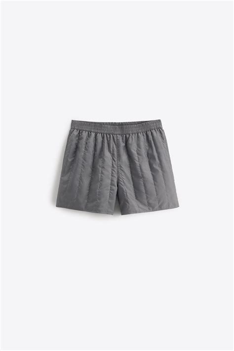 Zara Vertical Quilted Shorts Scarborough Town Centre