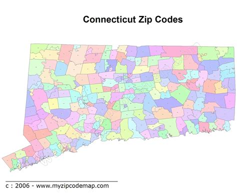 Connecticut Zip Code Map Printable Vrogue Co