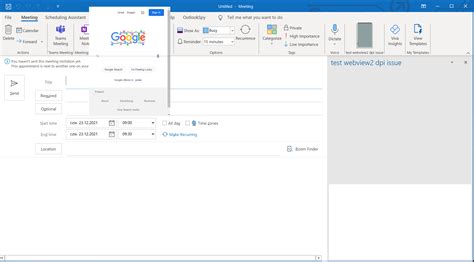 Rendering Outside Vsto Panel When Using Webview2 Control On Mixed Dpi