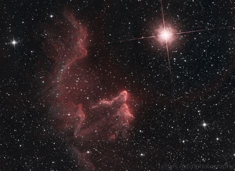 Ic 63 The Ghost Of Cassiopeia In Hss Astrophotography
