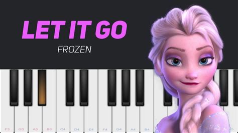 Let It Go Frozen│mobile Piano Cover│easy Tutorial Youtube
