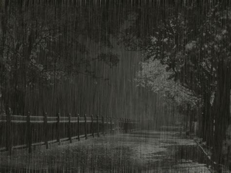 Rain Black And White And  圖片 Soyut Manzara Resim Manzara