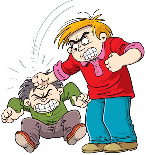 Kids Fighting Illustrations Royalty Free Vector Graphics And Clip Art