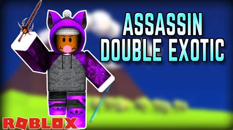 Roblox Assassin Double Exotic Knife Opening Ibemaine Youtube