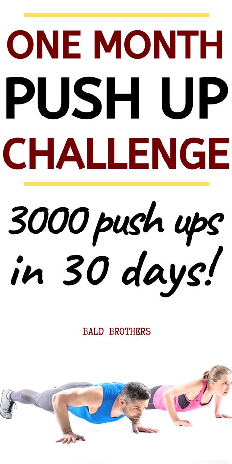 30 Day Push Up Challenge 3000 Push Ups In One Month 30 Day Push Up Push Up Challenge Push Up