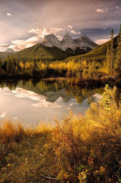 The Three Sisters Canmore Alberta Canada Beautiful