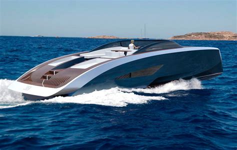 Bugatti Speedboat Concept Designed By Palmer Johnson Motor Boat