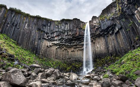 Nature Landscape Iceland Waterfall Wallpapers Hd