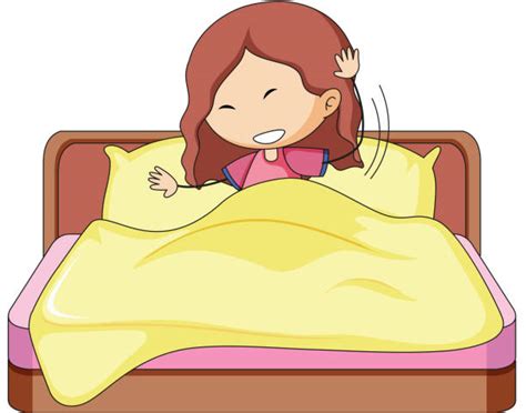 Drawing Of The A Girl Waking Up Illustrations Royalty Free Vector Graphics And Clip Art Istock