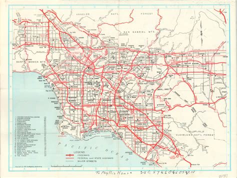 Map Of Los Angeles And San Diego Curtis Wright Maps