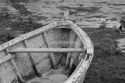 Old Boat Black And White By Pamela Jayne Smith Redbubble