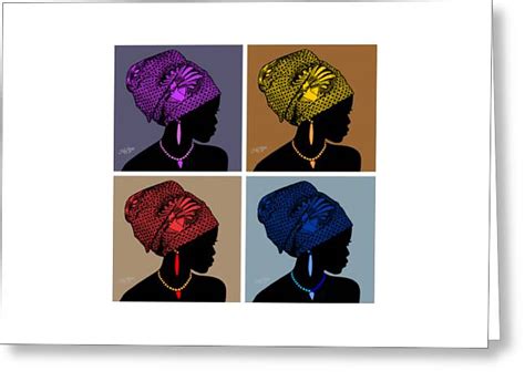 African Women Head Wrap 2 Digital Art By James Mingo