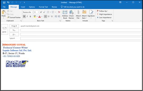 How To Create An Email Signature In Outlook Vrogue
