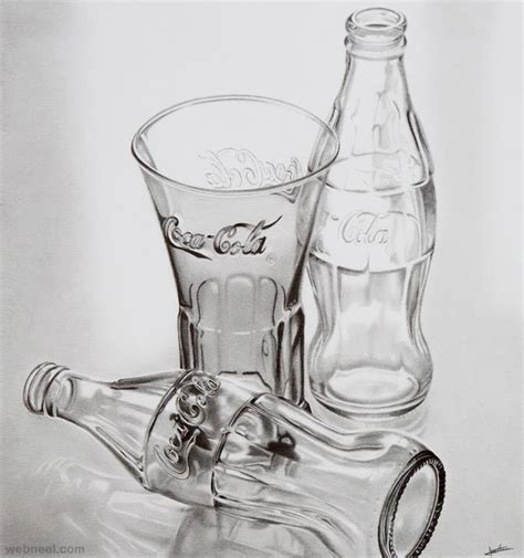 Opentoonz used to, but the latest versions are quite stable. Glass Bottle Realistic Pencil Drawing By Anais Forterre 27