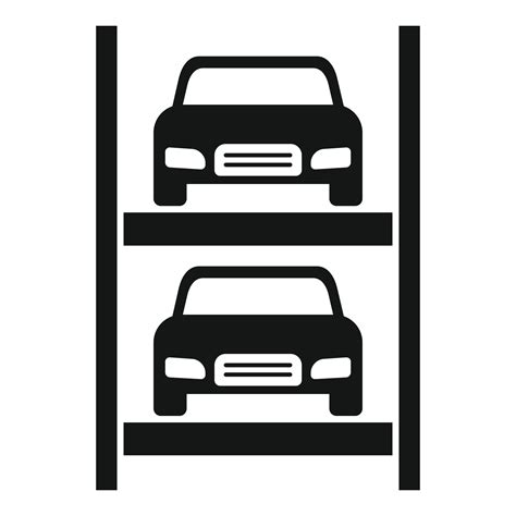 Vertical Parking Icon Simple Vector Space Truck 20661620 Vector Art At