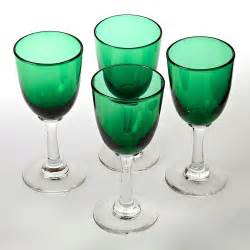Antiques Atlas Victorian Bristol Green Drinking Glasses