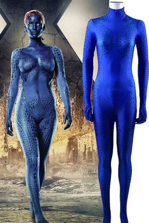 X Men Apocalypse Mystique 3D Print Cosplay Costume Sexy Costumes For