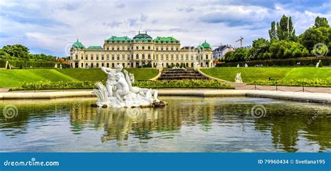 Belvedere Palace And Garden In Vienna Stock Photo Image Of City