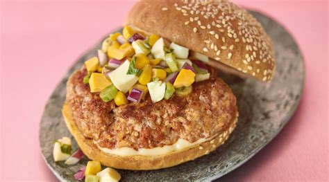 Cheese Curd And Corn Relish Chorizo Burger Recipe Wisconsin Cheese