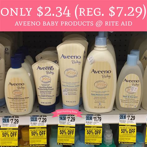 The aveeno baby range is made up of an emollient wash, emollient cream and a barrier cream. Only $2.34 (Regular $7.29) Aveeno Baby Products @ Rite Aid ...