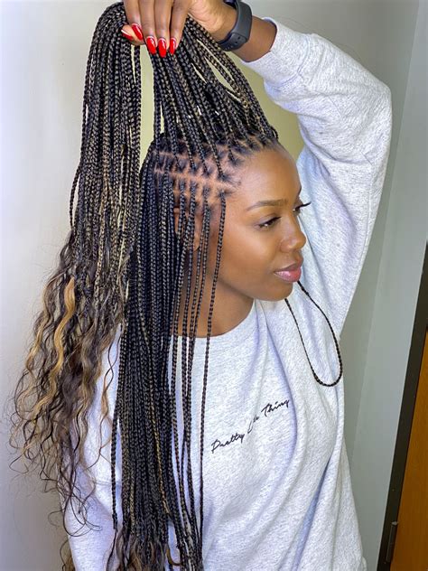 79 Stylish And Chic Do Knotless Braids Use Less Hair Hairstyles