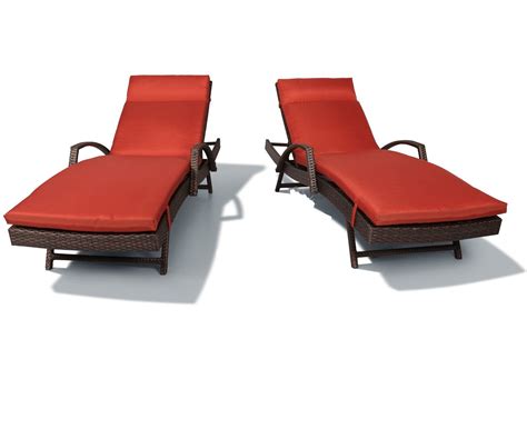It's always a tanning type of day with this chair. Ulax Furniture 2 Pack Adjustable Outdoor Patio Rattan ...