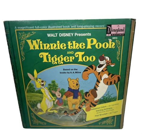 Walt Disney Winnie The Pooh And Tigger Too Lp Disneyland With
