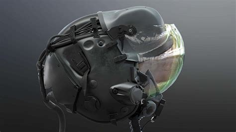 F35 Fighter Pilot Helmet 3d Model By Albin