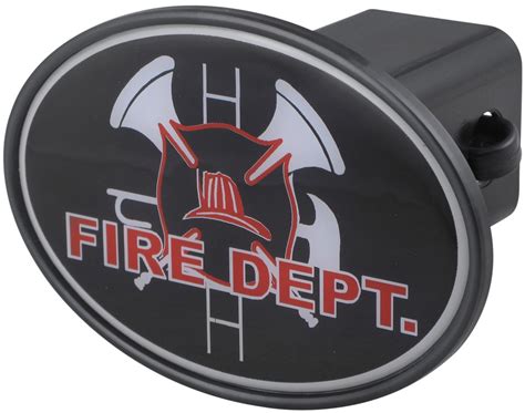 Fire Department 2 Trailer Hitch Receiver Cover Knockout Hitch Covers