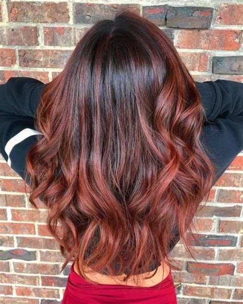 Black hair with highlights hair color highlights caramel highlights highlights underneath bright highlights peekaboo highlights hair color auburn red hair color hair colors. 37 Best Red Highlights in 2020 for Brown, Blonde & Black ...