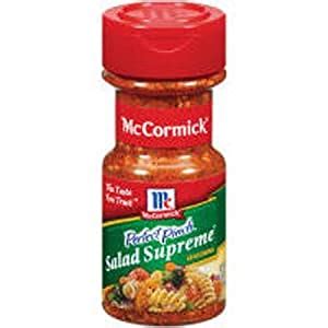 Specially made for chefs to inspire extraordinary menus and deliver consistent recipes. Amazon.com : McCormick Salad Supreme Seasoning 2.62 OZ ...
