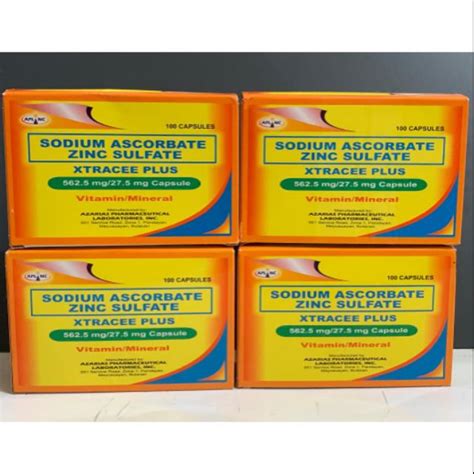 To protect pregnant moms against calcium depletion. XTRACEE Plus Sodium Ascorbate Zinc , Vitamin C | Shopee ...