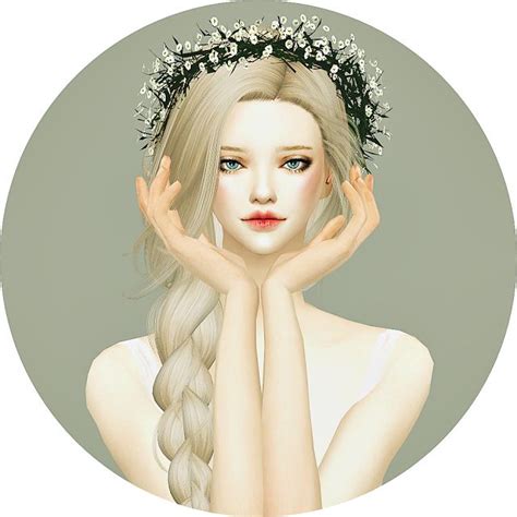 Sims 4 Ccs The Best Flower Crown By Marigold Sims 4