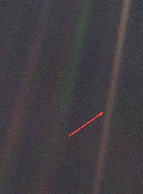 The Pale Blue Dot From Voyager 1 On February 14 1990 As The
