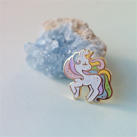 Rainbow Pastel Unicorn Enamel Pin Artwork And Cute Things