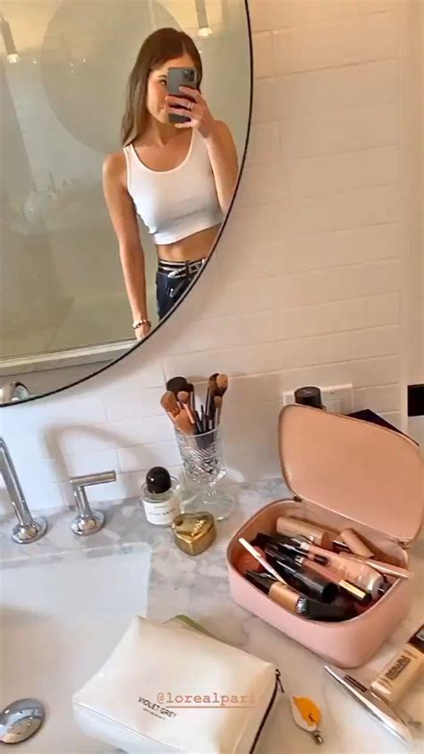 Debby Ryan In Tank Top In Front Of The Mirror May 2020 • Celebmafia