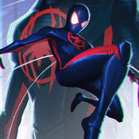 2932x2932 Miles Morales In Spiderman Across The Spiderverse 2023 Ipad