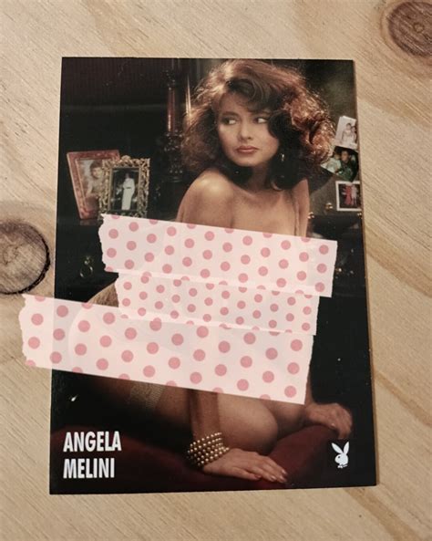 Angela Melini Card N Playboy Miss June June Trading Card