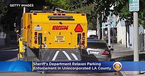Sheriff's Department Relaxes Parking Enforcement In Unincorporated LA County
