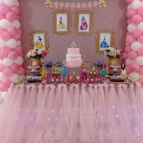 Fiesta Temática De Princesas Disney Princess Birthday Party Princess Birthday Party